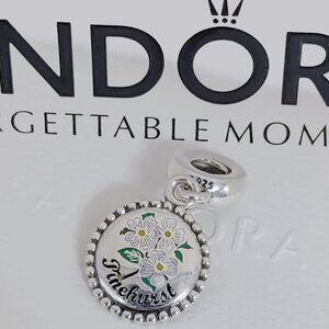 Pandora Pinehurst Exclusive Dangle Charm North Carolina Travel Pendant S925 ALE